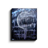 Lunar Waves Canvas Wraps - Find the Beautiful