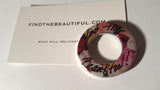 One Handmade Red Rose Garden Find the Beautiful View Finder Ring, Charm, Gratitude, Compositition Finder