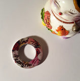 One Handmade Red Rose Garden Find the Beautiful View Finder Ring, Charm, Gratitude, Compositition Finder